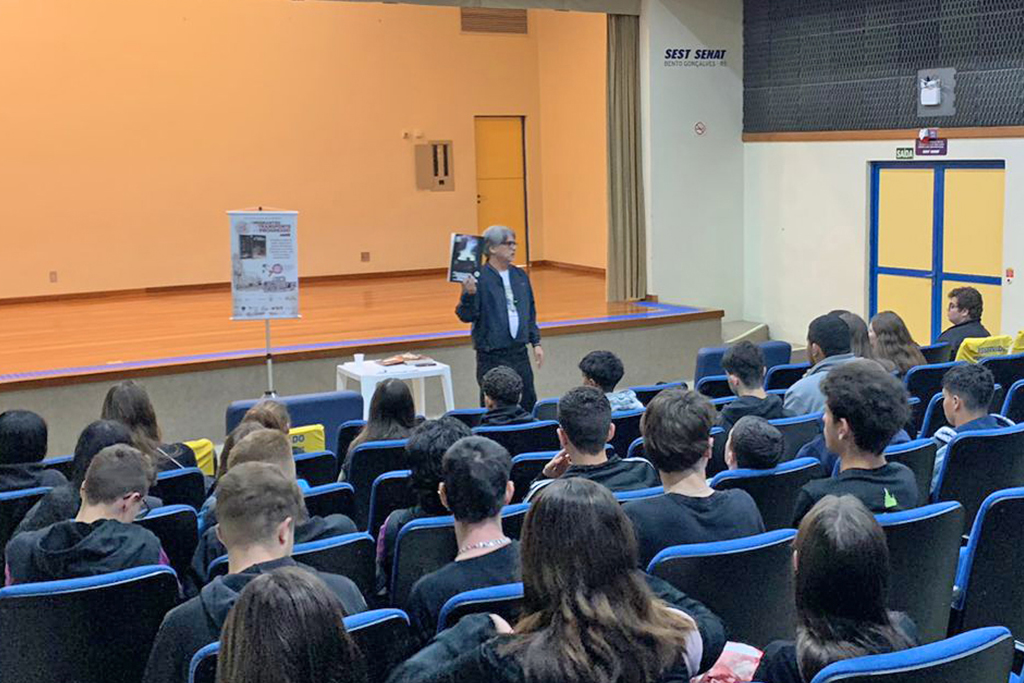 Palestra para os alunos do SEST SENAT em Bento Gonçalves – Novembro/2023