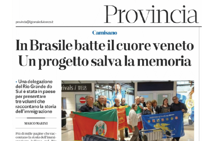 A chegada em Veneza teve cobertura da mídia